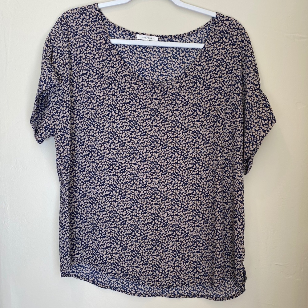 Nordstrom Pleione Subtle Floral Blouse